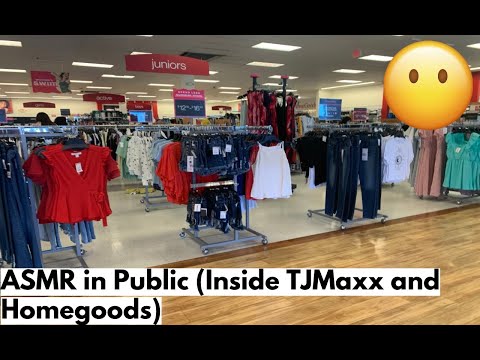 ASMR Inside TJMaxx and Homegoods (No Talking)