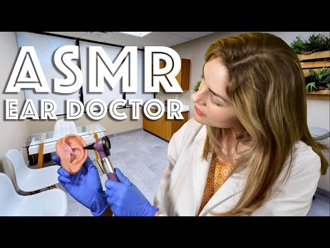 ASMR | Ear Doctor Exam (ear cleaning, hearing test, realistic medical RP)