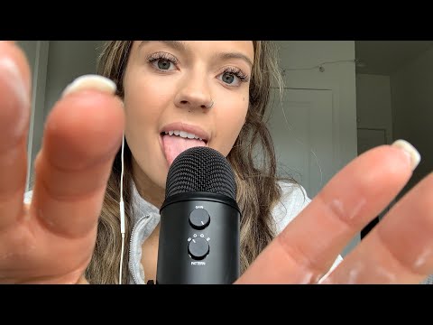 ASMR|BEST FRIEND GIVES YOU A FACE MASSAGE WITH LOTION WITH WET MOUTH SOUNDS LAYERED ROLE PLAY