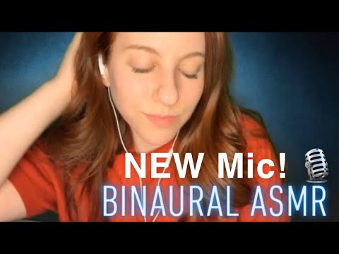ASMR | Binaural hairplay test ♥️ ambeo smart headset, whispers, ear massage