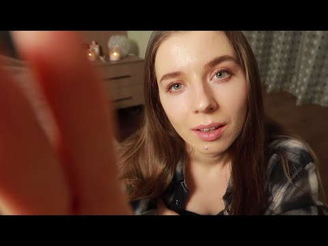 ASMR PAINTING YOUR FACE. ROLEPLAY. PERSONAL ATTENTION. TOUCHING AND DRAWING ON YOU.
