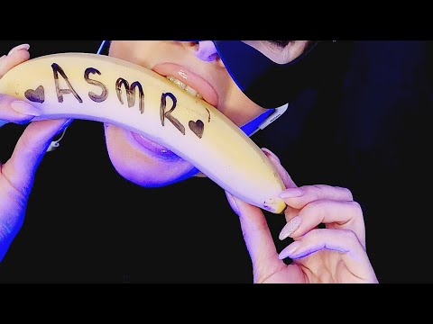 🎧ASMR🎧 🍌eating banana tutorial 🍌#notalking #viral #asmr