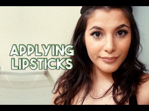 Applying Lipsticks | Lily Whispers ASMR