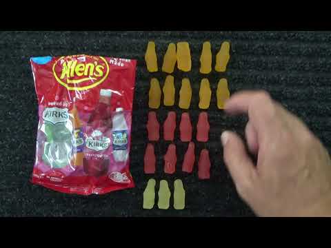 ASMR - Kirks Soft Jelly Lolly Eating - Australian Accent - Discussing in a Quiet Whisper & Crinkles