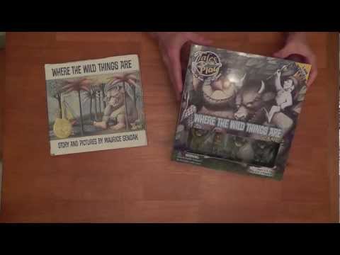 Where the Wild Things Are - ASMR relaxing book reading & board game review with gameplay