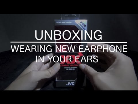 [音フェチ]新しいイヤフォンを開封&耳マイクにつけてみた！[ASMR]Unboxing&Wearing new earphone in your ears [JAPAN]