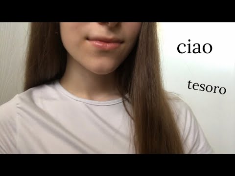 ASMR | Tingly ITALIAN Trigger Words with Brushing & Visual Triggers 🇮🇹