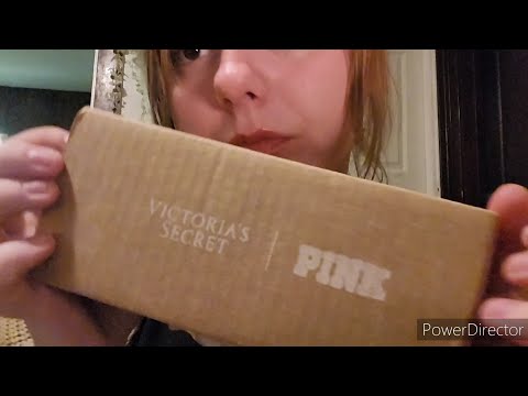 ASMR- PINK/Victoria Secret Haul (10 for $38) plus Perfume, Lotion, and Lipgloss w Rambling