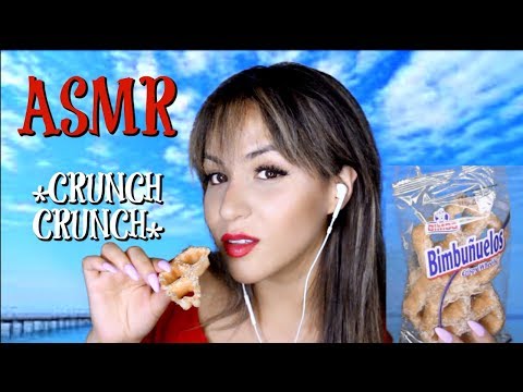 ASMR 🖤Eating~ Mouth Sounds - Crunchy Crispy Wafers!