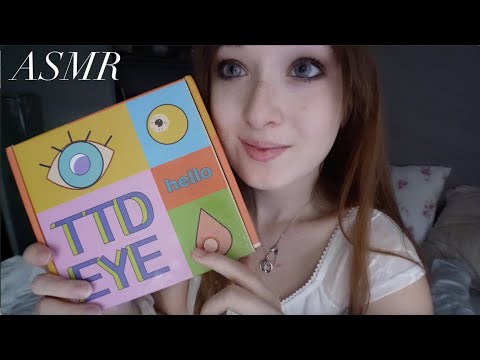 ASMR Trying on contacts! (TTDEYE Wear Your Glow) + whispers