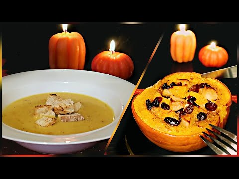 DELICIOUS Pumpkin Recipes 🍁 Satisfying ASMR Cooking 🍁 Soup and Dessert
