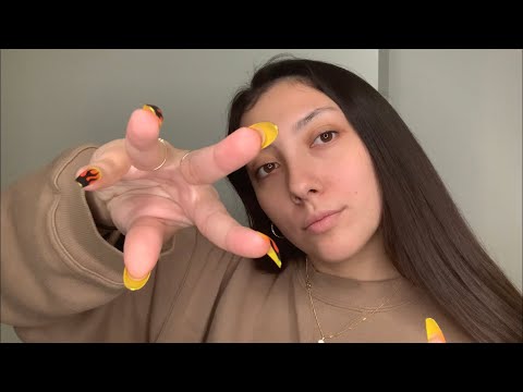 ASMR Plucking Negative Energy | Personal Attention, Hand Movements, Hair Play, Whispering