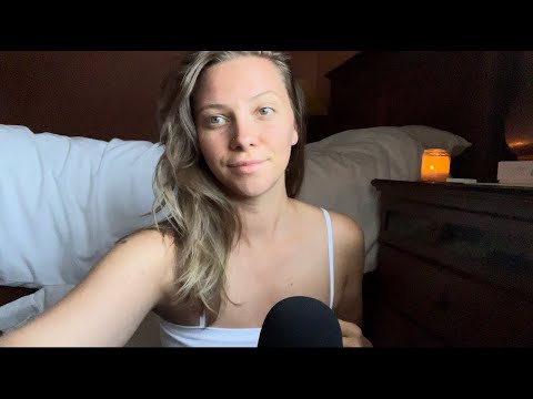 Calm Down, Breathe, Notice Sounds Around You | ASMR | finger flutters, nail taps, palm scratches |