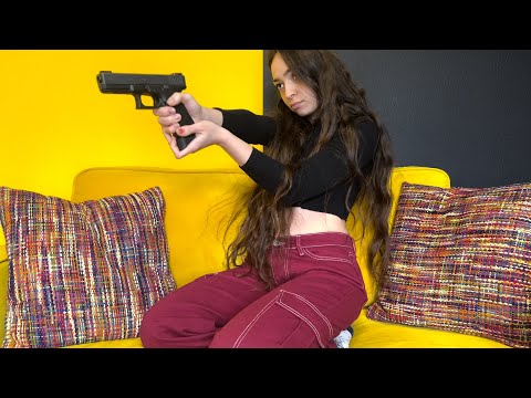 ASMR Kissing My Glocks Mouth Sounds Whispering & Chewing Gum Intense Magazine Tapping for Deep Sleep