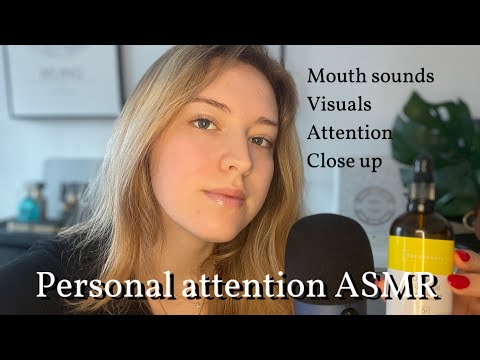 Personal attention ASMR| Mouth sounds and visual triggers, instruction triggers and relaxation