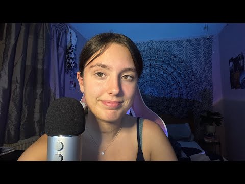 ASMR scratching the mic + mouth sounds :)