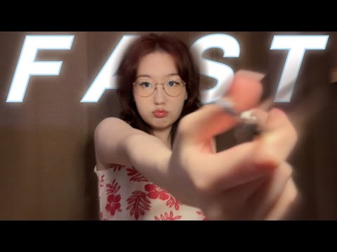 ACTUALLY fast and aggressive asmr  😤⚡️ for tingle immunity & ADHD