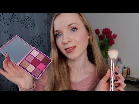 ASMR SUOMI Pinkki Meikki💄 Meikkaan Sut Pääsiäiseen ✨ Roleplay ASMR Make Up 💕Personal Attention