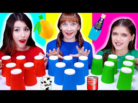 MUKBANG MOST POPULAR CHALLENGES WITH DRINK BY LILIBU