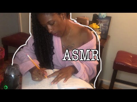 ASMR WRITING ✍️