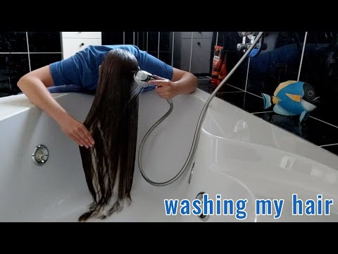 ASMR Hair Wash - Relaxing Shampooing and Conditioning (no talking)