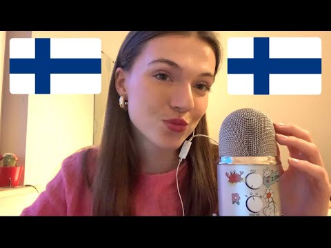 ASMR trying to speak Finnish🇫🇮