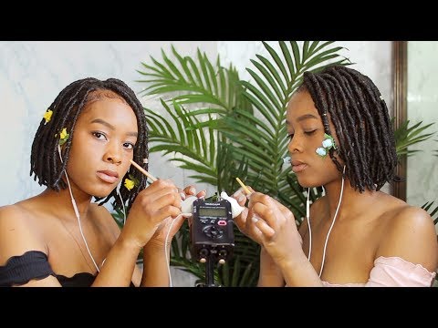 ASMR | Twin Ear Cleaning & Massaging