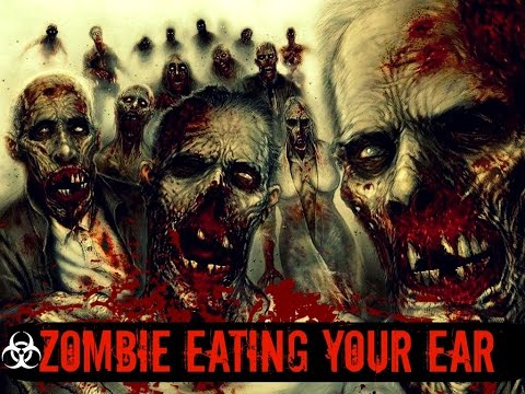 [ASMR] ⚠EARGASM Zombie Ear Eating Role PLay Binaural, Mouth Sounds✨