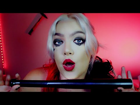 ASMR Harley Quinn Kidnaps You ♠️ Medication, Makeup, Hair, Personal Attention | Halloween 2021 RP