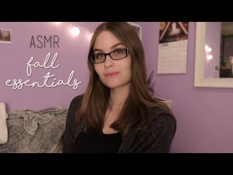 ASMR Getting Cozy for Fall + Fall Essentials