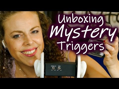 1 Hour of Tapping & Unboxing Surprise Triggers!! ASMR Whisper, 3Dio, Unboxing, So Many Triggers!