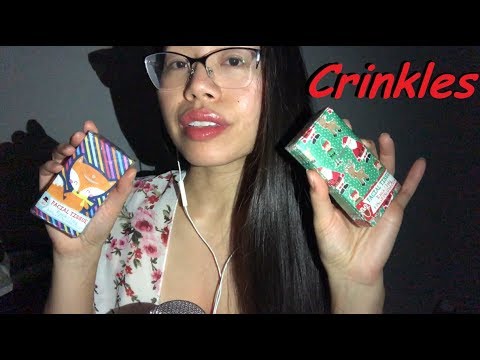 ASMR Relaxing You w. Tissue Packet CRINKLE SOUNDS, FOCUS ON THE SOUNDS, Present Moment Awareness!
