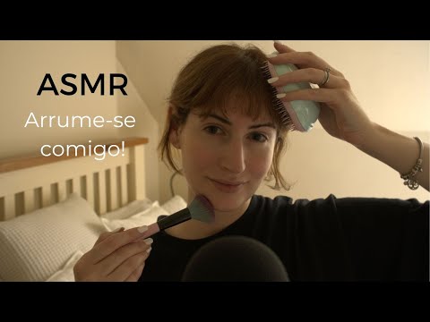 ASMR - Arrume-se comigo! (Cabelo, maquiagem e roupa!) | SOLANGE PRATA