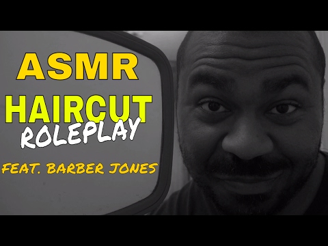 [ASMR] Haircut Roleplay (BARBER JONES) Hair Combing, Hair Brushing & Hair Cutting with Scissors