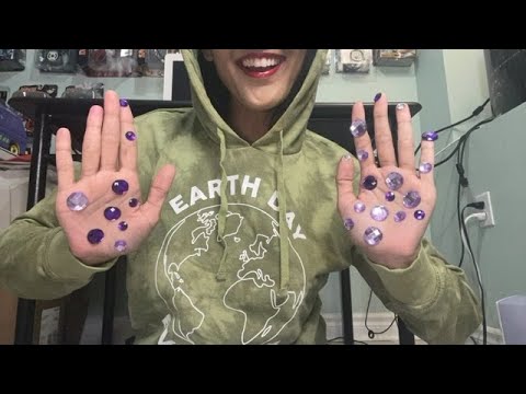 ASMR Fast Aggressive Tapping And Scratching Rhinestone Hands 🙌🏻 Movements For 💤