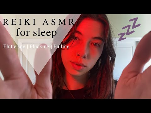 Reiki ASMR ~ For sleep | Plucking | Fluttering | Combing