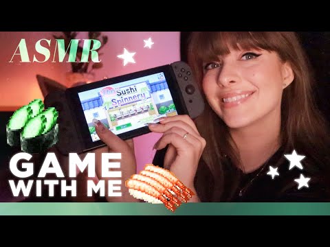 ASMR 🍣 Creating a Sushi Restaurant! 🎮 Gaming Whisper Ramble & Controller Sounds for Relaxation