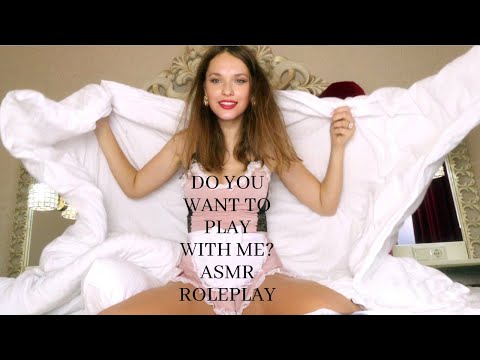 ASMR Girlfriend Roleplay ❤️ Relaxing you in Bed ( soooo feminine... )