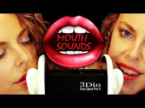 Soft & Wet ASMR Mouth Sounds Ear to Ear Binaural with Gentle Whisper, Click, Sk Sounds