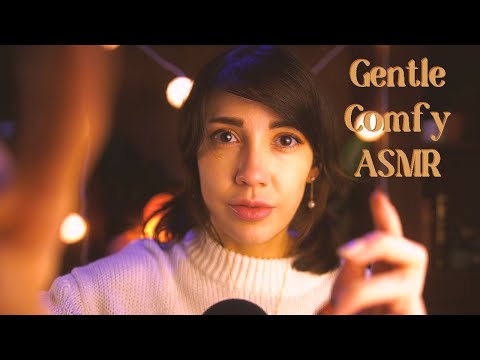 ASMR // Cozy Words for Sleep 🌙 [Whispered, Gentle Hand Movements]