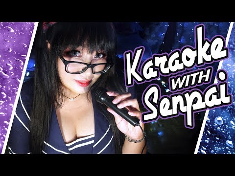 ASMR Karaoke with Senpai 🎤 Softly Singing Anime Themes