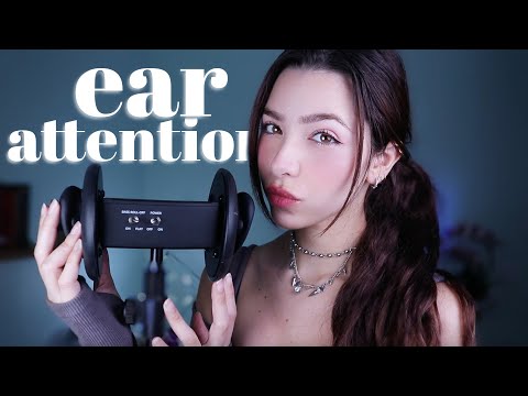 ASMR Deep Ear Attention For Sleep (Kisses, Ear Touching, Gold Leaf...)