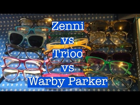 ASMR Chat: Ramble Comparison of Online Glasses Companies - Zenni, Trioo, and Warby Parker
