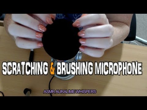 ASMR | BRAIN MELTING SCRATCHING & BRUSHING MICROPHONE