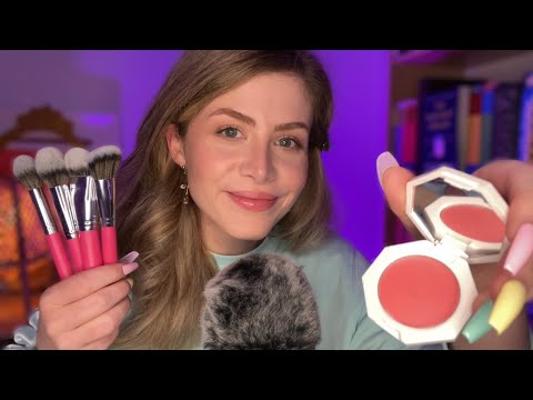 ASMR NEW Makeup Haul 💜 [FENTY] Whispers, Tapping