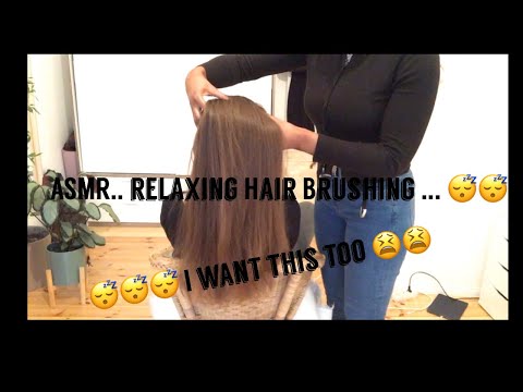 ASMR Relaxing Hair Brushing+Hair Play+Hair Massage 💆‍♀️💆‍♀️💆‍♀️😴😴😴