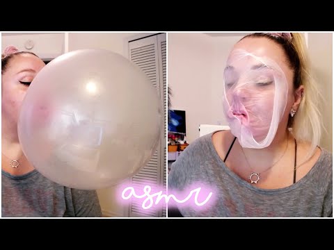ASMR | Relaxing Bubble Popping and Gum Chewing | INTENSE Mouth Sounds