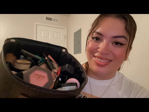 ASMR| Bestie does your makeup for a blind date 😍- lots of rummaging & light whispers 💄
