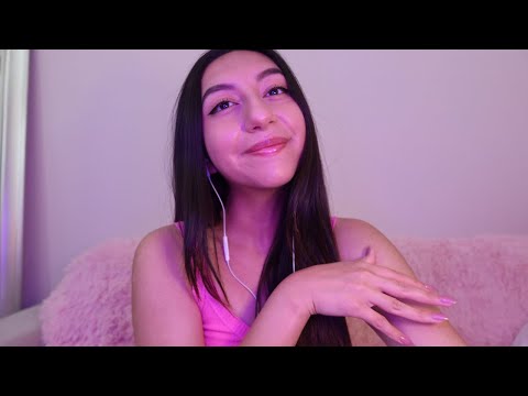 ASMR Body Triggers (Hair Play, Skin Scratching, Hand Rubbing, Collarbone Tapping)