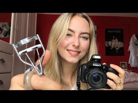 ASMR 🔮 Doing Your Prom Makeup + Photoshoot (Fast Paced)